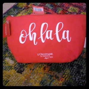 L'occitane makeup bag